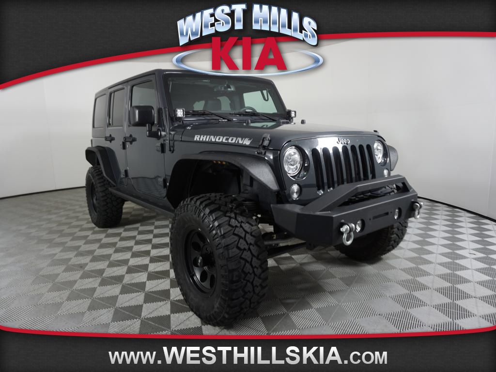 Pre Owned 2017 Jeep Wrangler Unlimited Rubicon 4 Door Wagon Open
